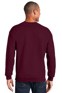 Ho Ho Ho Heavy Blend Crewneck Sweatshirt / Maroon / Fidgety Holiday