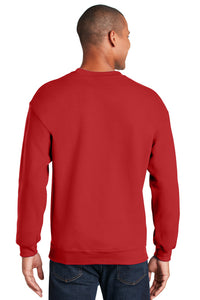 Merry & Bright Heavy Blend Crewneck Sweatshirt / Red / Fidgety Holiday