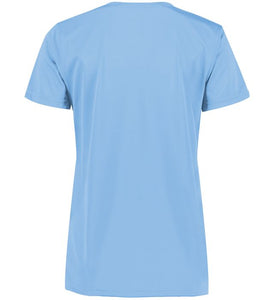 Performance V-Neck Tee / Columbia Blue / First Colonial Field Hockey
