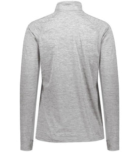 Ladies Electrify Coolcore 1/2 Zip Pullover / Heather Grey / Tallwood High School Girls Soccer