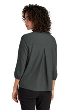 Women's Stretch Crepe 3/4-Sleeve Blouse / Dark Heather Grey / Virginia Association Of Governmental Procurement