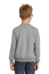 Core Fleece Crewneck Sweatshirt (Youth) / Athletic Heather / Trantwood Elementary