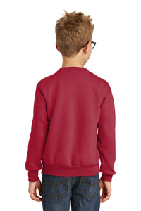 Core Fleece Crewneck Sweatshirt (Youth & Adult) / Red / Cape Henry Collegiate