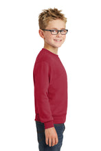 Core Fleece Crewneck Sweatshirt (Youth) / Red / Trantwood Elementary