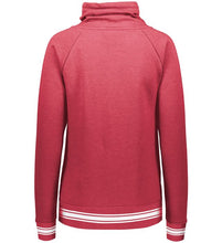 Ladies Ivy League Funnel Neck Pullover / Red / Center Grove Comp Cheer Team