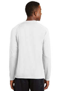 Long Sleeve Raglan T-Shirt / White  / Cape Henry Collegiate Tennis