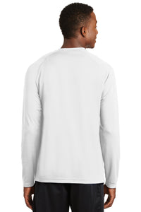 Long Sleeve Raglan T-Shirt / White  / Cape Henry Collegiate Crew