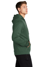 Fleece Hooded Pullover / Forest Green / Cox High School Softball