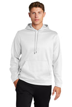 Fleece Hooded Pullover / White / Bayside Health Sciences Academy