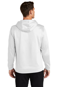 Performance Fleece Hooded Sweatshirt / White / First Colonial Basketball