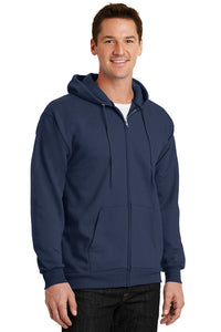 Fleece Full-Zip Hooded Sweatshirt / Navy / Beach Boyz - Fidgety