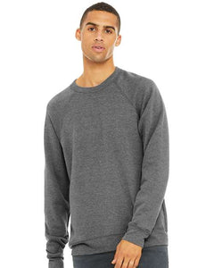 Sponge Fleece Raglan Crewneck / Grey Triblend / Cape Henry Swimming