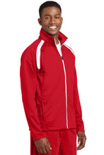 Tricot Track Jacket / Red-White / Cape Henry Strength & Conditioning