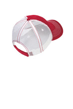 Mesh Back Cap / Red & White / Bayside High School Lacrosse