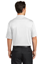 Nike Dri-FIT Pebble Texture Polo / White / Cape Henry Strength & Conditioning