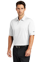 Nike Dri-FIT Pebble Texture Polo / White / Cape Henry Strength & Conditioning