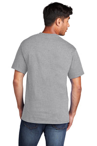 Cotton Short Sleeve T-Shirt / Athletic Heather / Plaza Boys Basketball