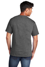 Core Cotton Tee / Heather Charcoal / Great Neck Middle Volleyball