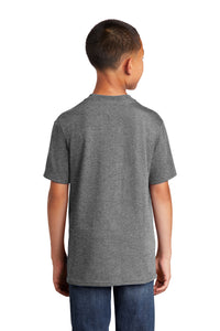 Core Cotton Tee (Youth & Adult) / Dark Heather Grey / Larkspur Middle School Track