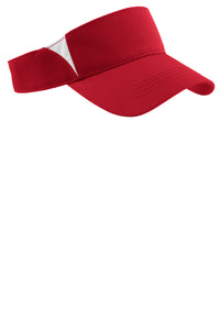 Colorblock Visor / Red / Cape Henry Collegiate Basketball