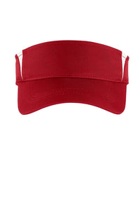 Colorblock Visor / Red / Cape Henry Collegiate Basketball