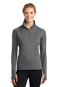 Ladies Sport-Wick Stretch 1/2-Zip Pullover / Charcoal Gray / Elevate