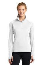 Ladies Sport-Wick Stretch 1/2-Zip Pullover / White / FC Field Hockey - Fidgety