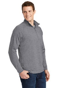 Sport-Wick Stretch 1/2-Zip Pullover / Charcoal / Great Neck Tridents