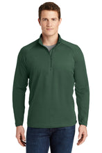 Stretch 1/2-Zip Pullover / Forest Green / Cox High School Track and Field