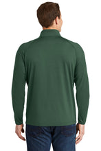 Stretch 1/2-Zip Pullover / Forest Green / Cox High School Softball