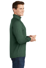 Stretch 1/2-Zip Pullover / Forest Green / Cox High School Lacrosse