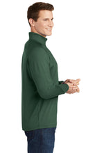 Stretch 1/2-Zip Pullover / Forest Green / Cox High School Soccer