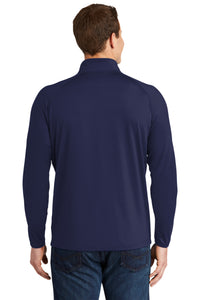 Stretch 1/2-Zip Pullover / Navy / Great Neck Tridents