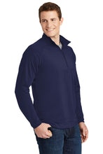 Stretch 1/2-Zip Pullover / Navy / Great Neck Tridents