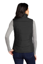 Ladies Puffy Vest / Black / Fairfield Elementary Staff