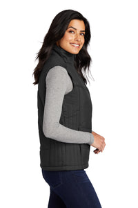 Ladies Puffy Vest / Black / Fairfield Elementary Staff