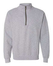 Heavy Blend Vintage Quarter-Zip Sweatshirt / Sport Grey / Cape Henry Strength & Conditioning