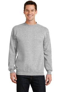 Fleece Crewneck Sweatshirt (Youth & Adult) / Ash Gray / Lynnhaven Middle Volleyball