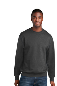 Core Fleece Crewneck Sweatshirt (Youth & Adult) / Dark Heather Grey / Kings Grant Elementary