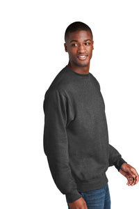 Core Fleece Crewneck Sweatshirt (Youth & Adult) / Dark Heather Grey / Kings Grant Elementary