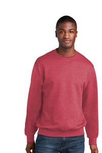 Core Fleece Crewneck Sweatshirt / Heathered Red / Princess Anne High School