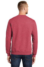 Core Fleece Crewneck Sweatshirt / Heather Red / Bayside Health Sciences Academy