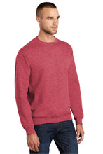 Core Fleece Crewneck Sweatshirt / Heather Red / Cape Henry Collegiate Softball