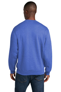 Fleece Crewneck Sweatshirt / Heather Royal / Drillers Baseball