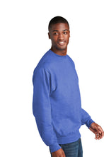 Essential Fleece Crewneck Sweatshirt / Heather Royal / Salem Middle School Boys Soccer