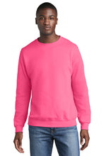 Core Fleece Crewneck Sweatshirt (Youth & Adult) / Neon Pink / Malibu Elementary