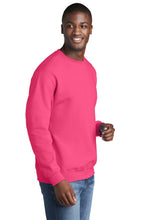 Core Fleece Crewneck Sweatshirt (Youth & Adult) / Neon Pink / Malibu Elementary