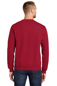 Fleece Crewneck Sweatshirt / Red / Center Grove Cheer Comp