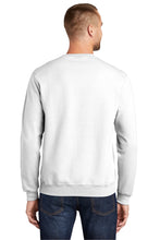 Fleece Crewneck Sweatshirt / White / Lynnhaven Middle School Academic Challenge