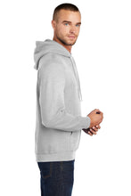 Core Fleece Pullover Hooded Sweatshirt / Ash / Plaza Middle School Forensics